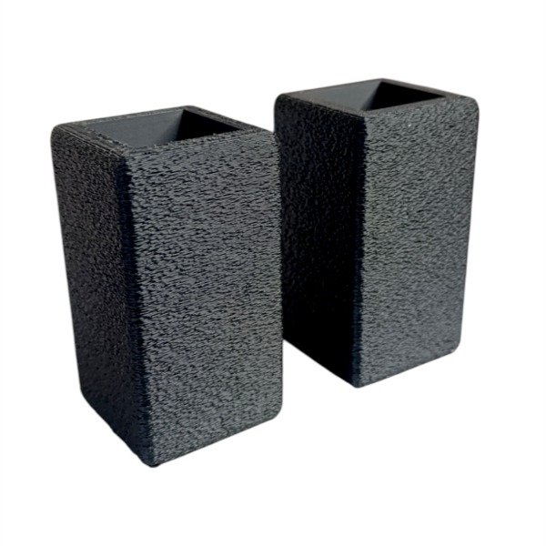 Producto - Patas Tacos X2 Cuadradas 3x3cm Eleva 7cm Cama Mueble Mesa