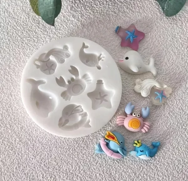 Producto - MOlde marino Redondo Gris