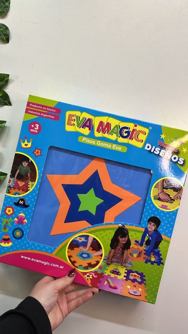 Producto - GOMA EVA PISO ENCASTRE FIGURA X6 32CM