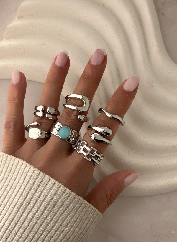 Producto - ANILLO REGULABLE PLATEADO 1093