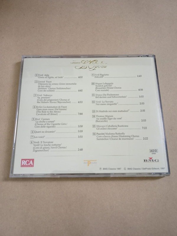 Producto - Choeurs D'Opéras - Artistas varios - RCA 1987 - 1