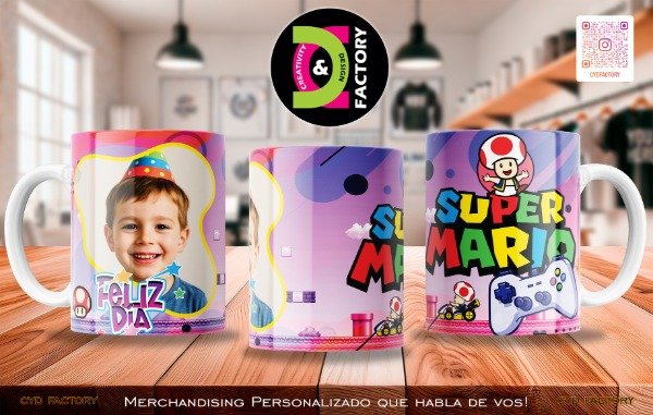 Producto - Taza Super Mario Bros - TZ-RT-BL-11OZ-398-MV-ANM-SMB