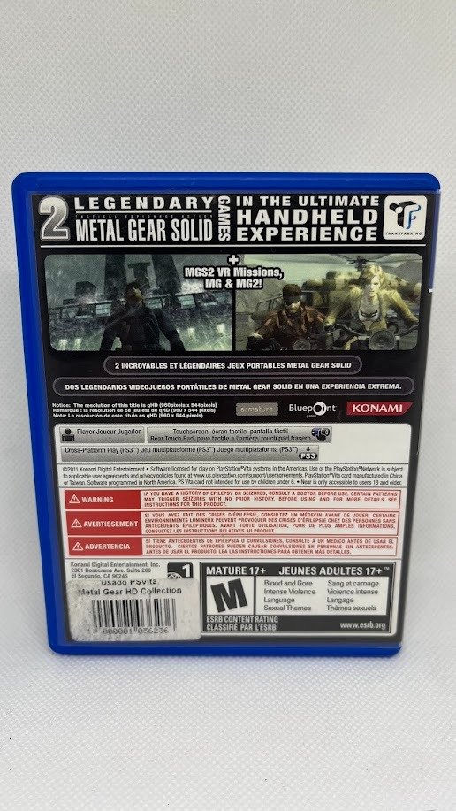 Producto - Metal Gear Solid HD Collection PSVITA - 2