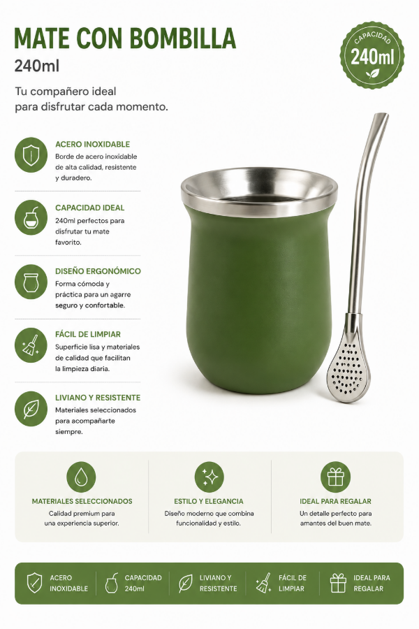 Producto - Mate con bombilla