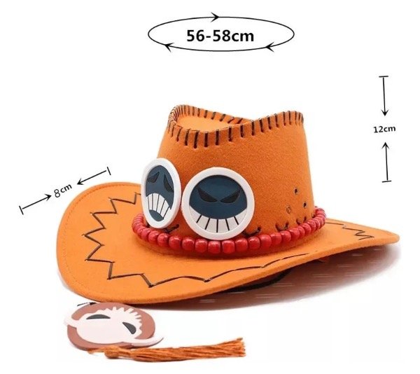 Producto - Gorro Sombrero Portgas D Ace One Piece Cosplay - 1
