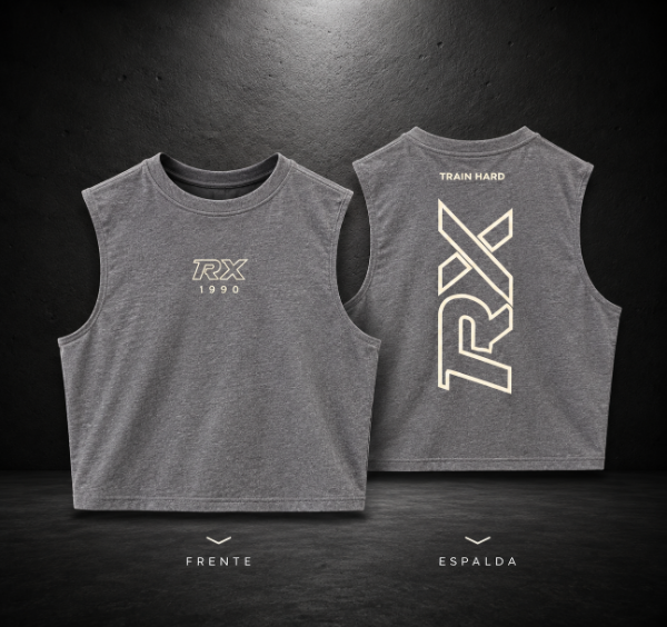 Producto - Crop Top RX 1990 Train Hard - 2