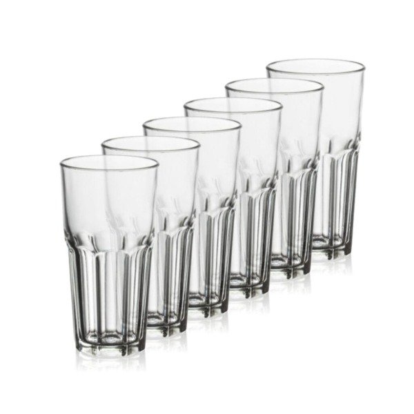 Producto - Vaso Facetado Trago Largo (acrílico)