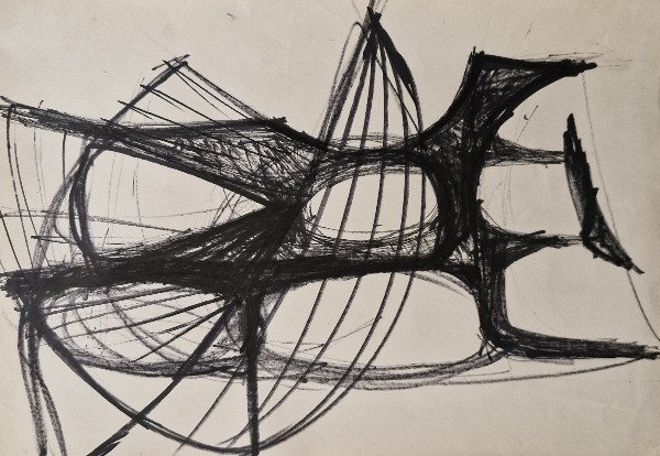 Producto - San Martín, María Laura - Dos dibujos abstractos