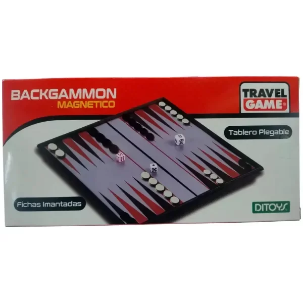 Producto - BACKGAMMON MAGNETICO TRAVEL GAME