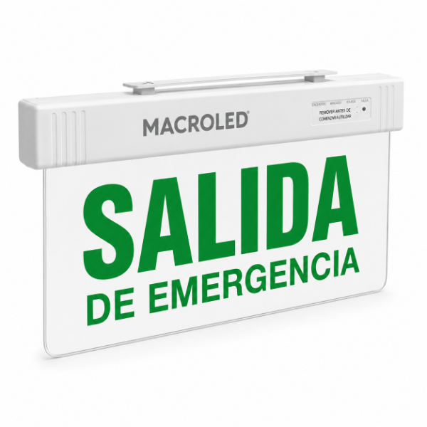 Producto - Señal luminosa de salida de emergencia Macroled Energy+