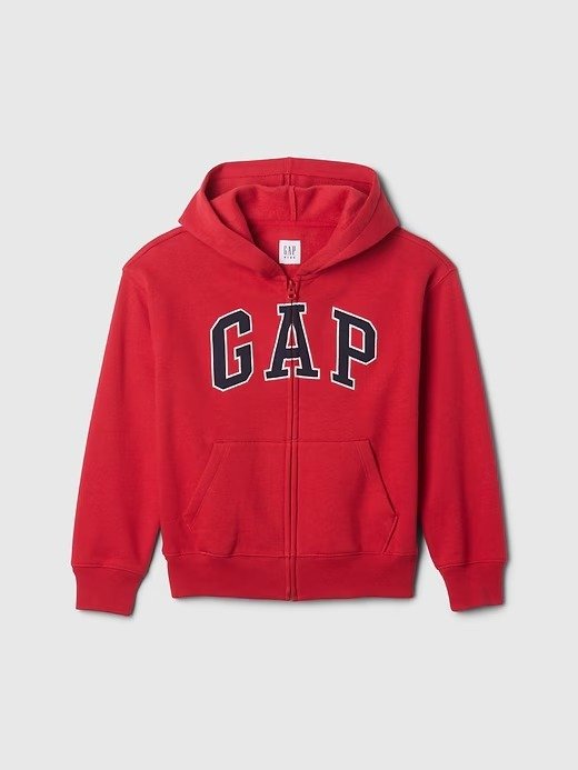 Campera con friza gap talle 6 roja