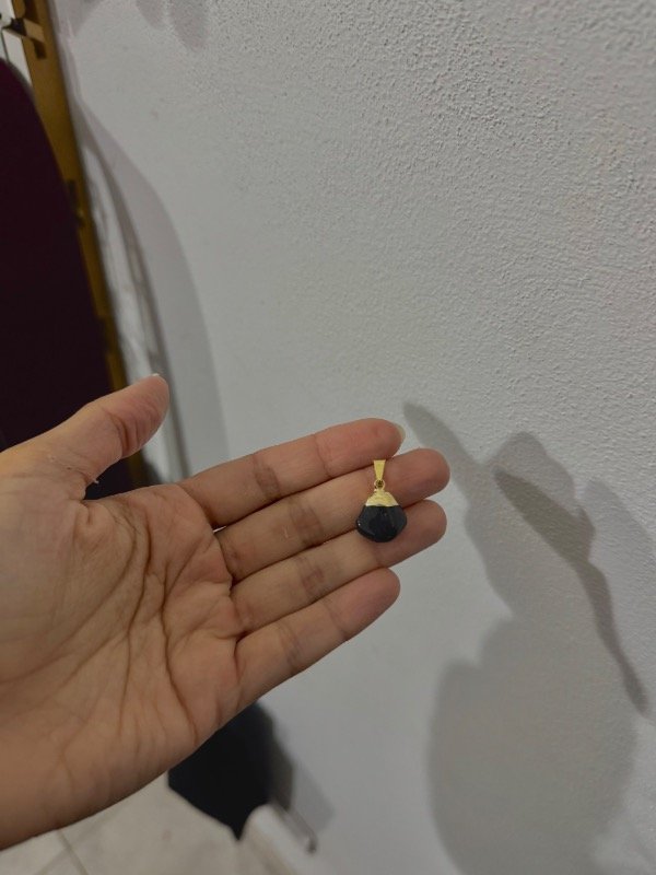 Producto - DIJE PIEDRA NATURAL ROLADA OBSIDIANA