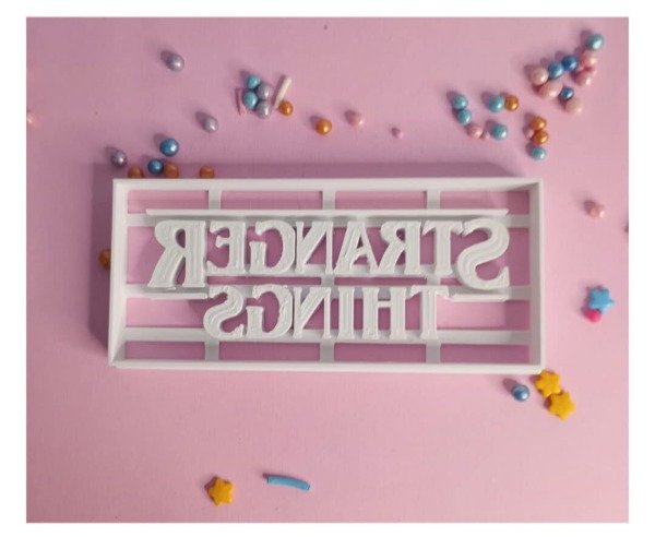 Producto - Cortante 3D con Stranger things