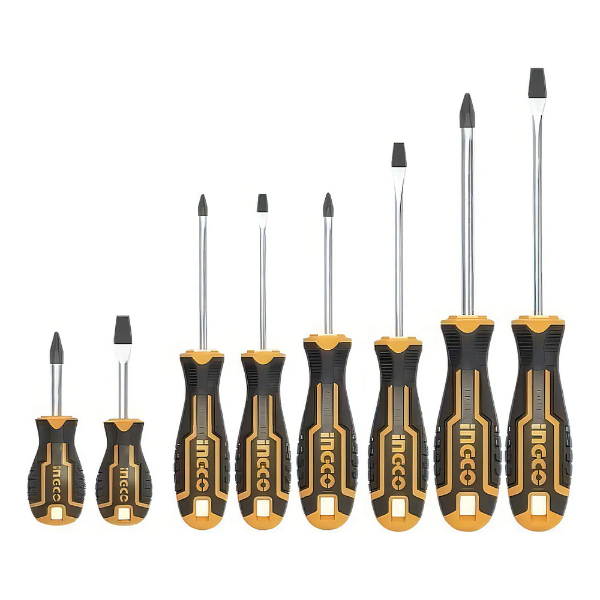 Producto - Juego de Destornilladores (8 piezas) - INGCO-HKSD0828