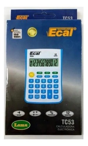 Producto - CALCULADORA ECAL TC53 12DIG (6)
