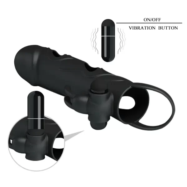Producto - Funda Potenciadora Doble - Extiende Y Estimula Una Fuerte Erección - 2