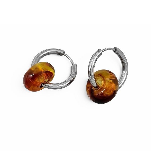 Producto - Aros argolla de acero quirúrgico - Dona Carey
