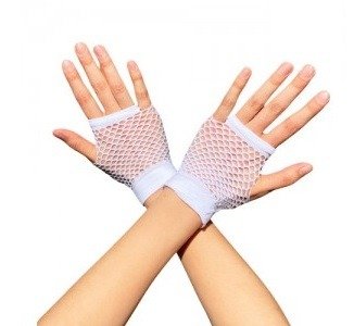 Producto - Guantes de Red Blancos Cortos