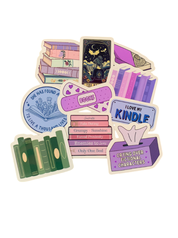Producto - Stickers Libros x10 Mod 2