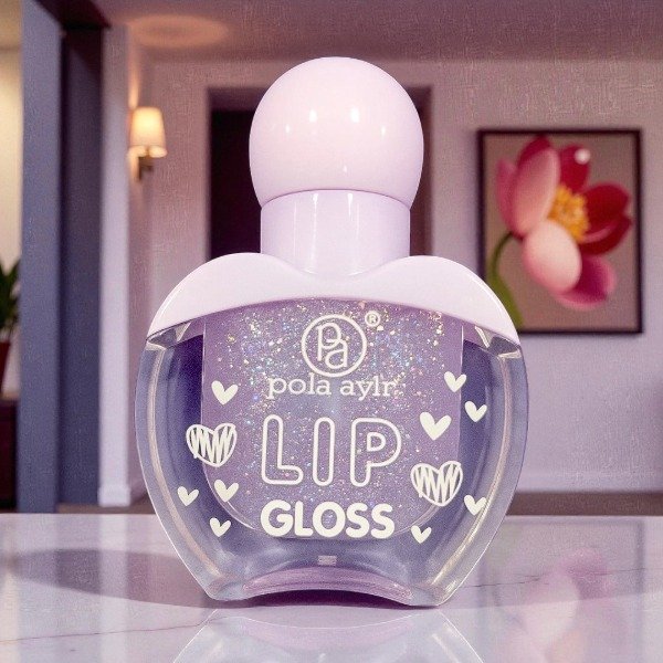 Producto - Brillo Labial Con Glitter Pola Aylr Lila
