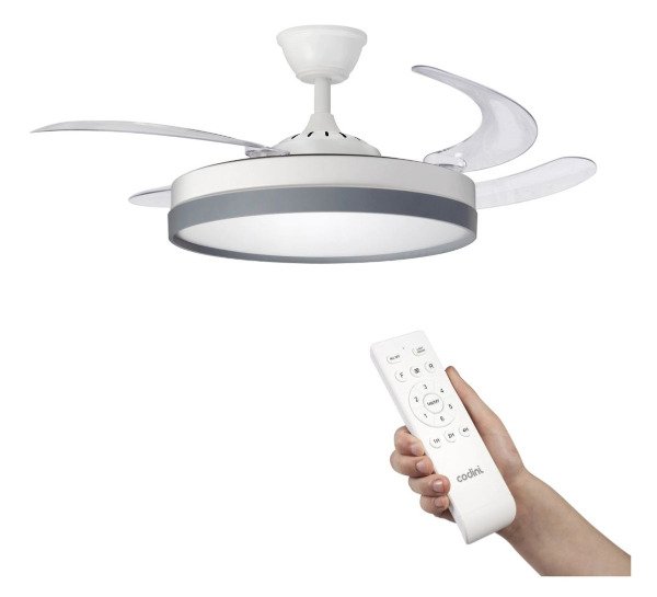 Producto - Ventilador De Techo Retractil 4 Aspas Control Remoto