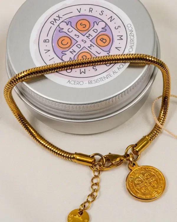 Producto - Pulsera Acero Dorado Ailen - 1