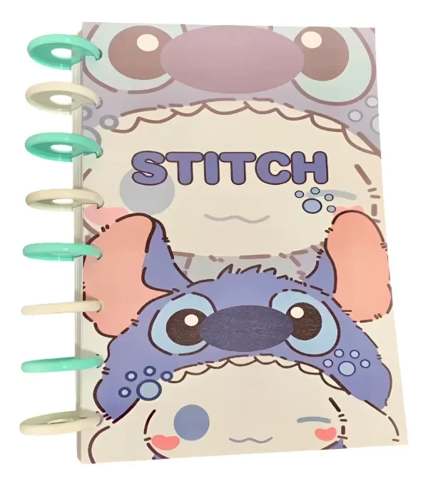 Producto - Cuaderno Sistema de Discos "stitch Bebe"
