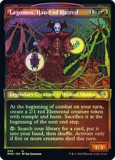 Producto - Lagomos, Hand of Hatred (Showcase) (Textured Foil)