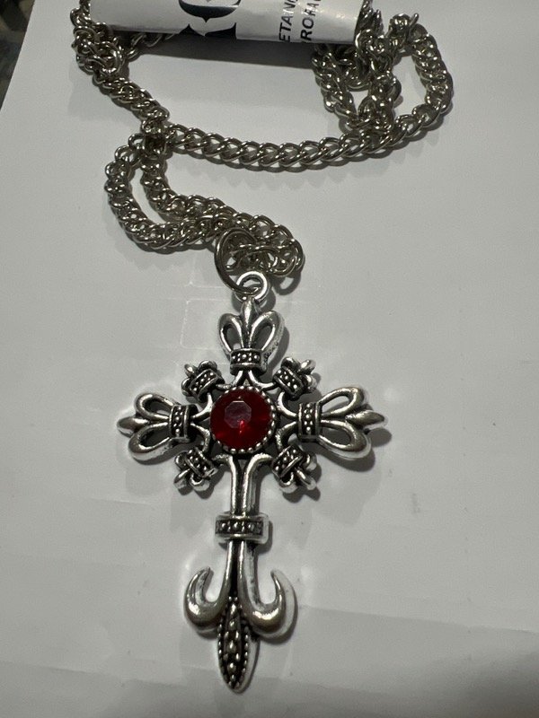 Producto - Collar cruz roja