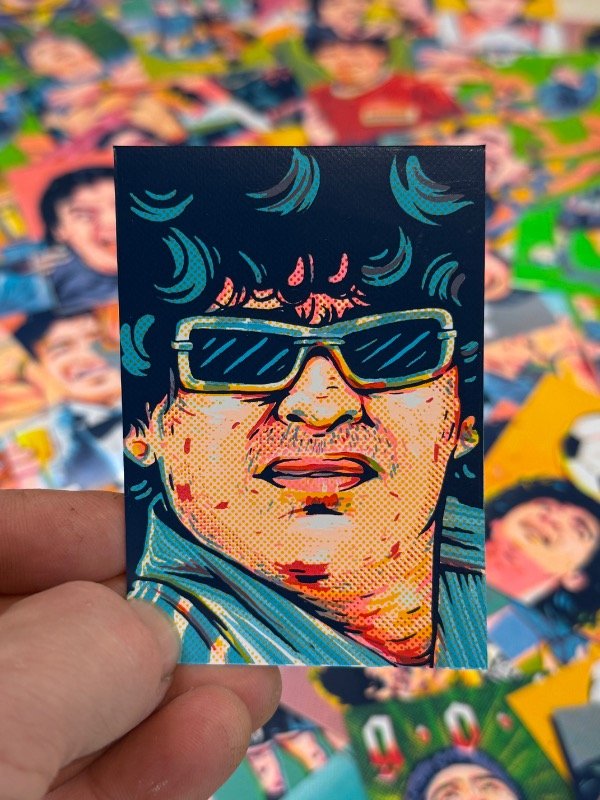 Producto - Stickers de Diego en serigrafía - 15