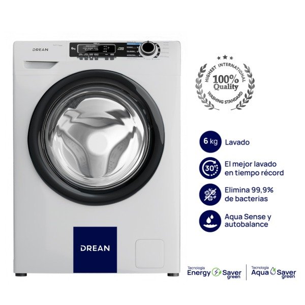 Producto - LAVARROPAS DREAN LCFDR0610LB 6KG 1000RPM INVERTER