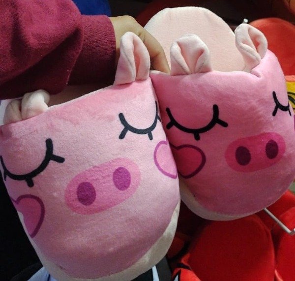 Producto - Línea Quio !! Pantuflas Chanchito