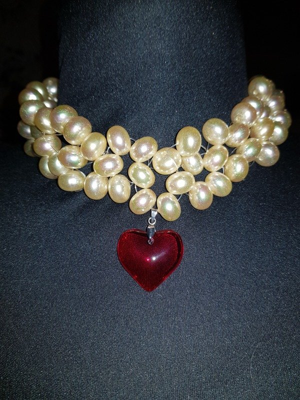 Producto - choker perlado barroco