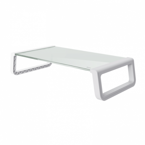 Producto - Soporte Trust Monitor Vidrio Stand White