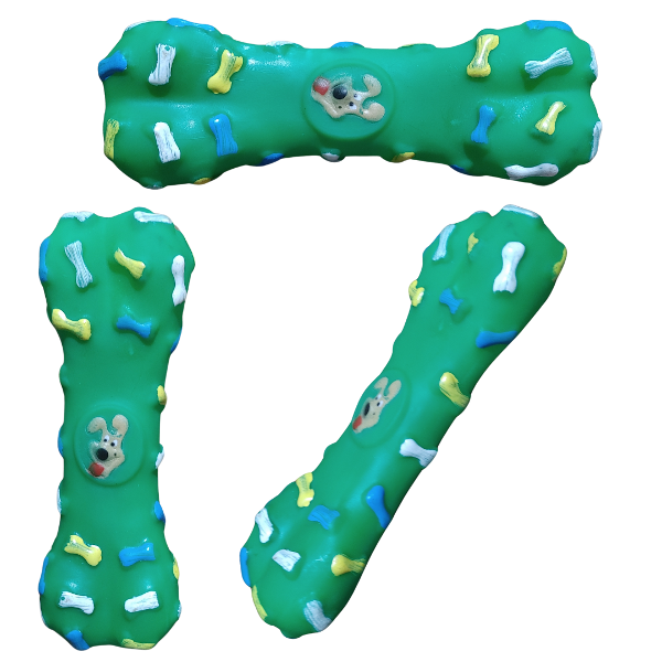 Producto - Juguete para para perros huesito masticable con chifle sonoro - 3