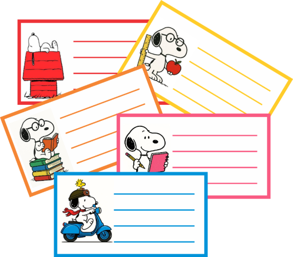 Producto - Etiquetas Snoopy