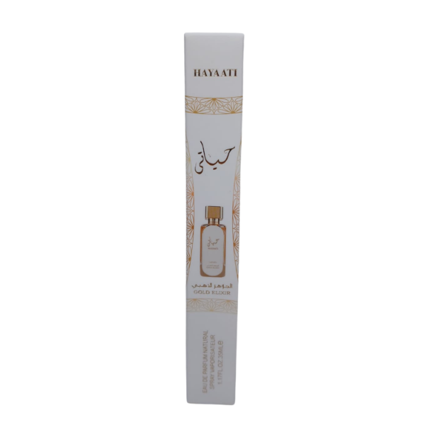 Producto - Perfume Árabe Hayaati Gold Elixir Tubito Spray 35 ml
