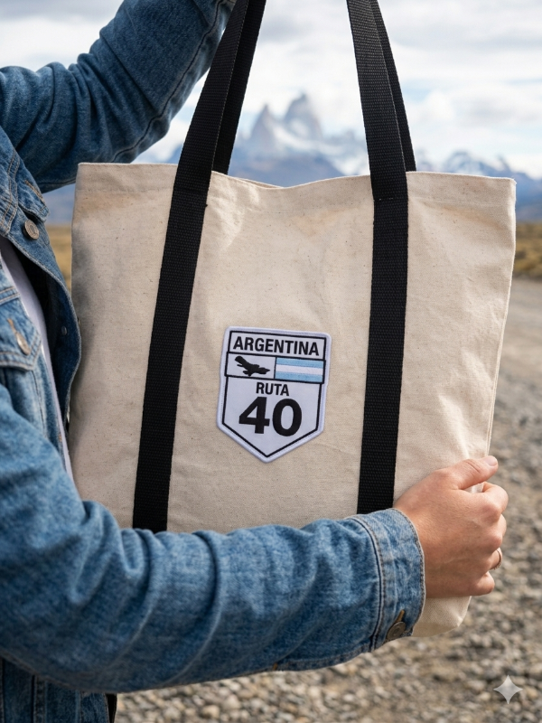 Producto - Tote bag bordada ruta40