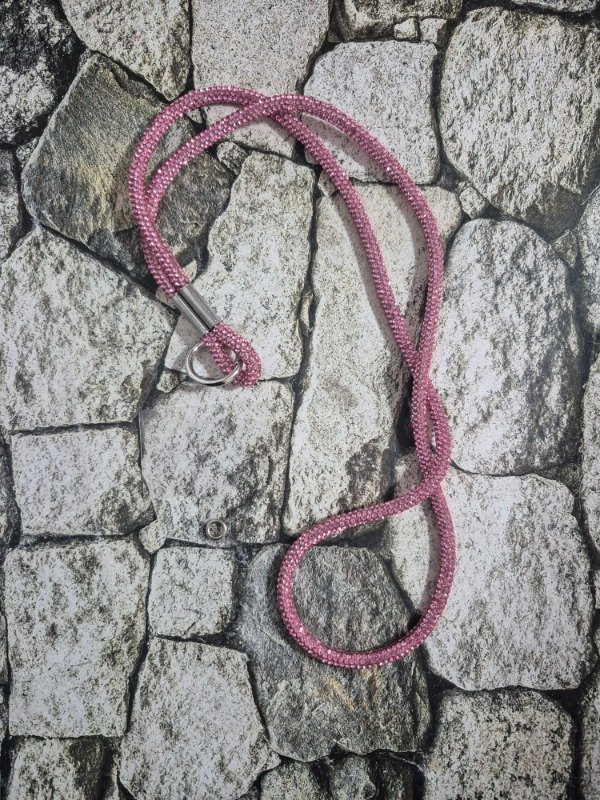 Producto - Correa larga strass con adaptador rosa