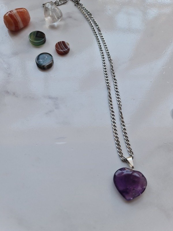 Producto - Colgante heart amatista
