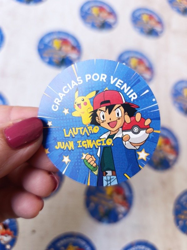 Producto - Tag Cumpleaños [Modelo Pokemon] - 0