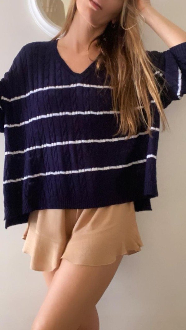 Producto - Sweater de hilo Genova azul