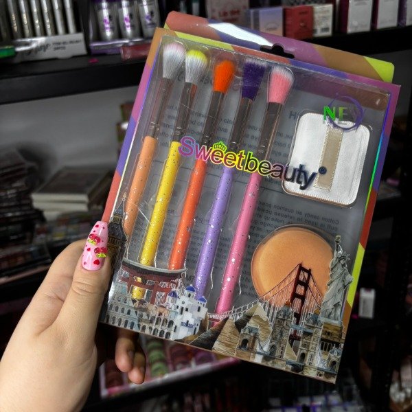 Producto - Set de Brochas de difuminar + cisnes malvavisco