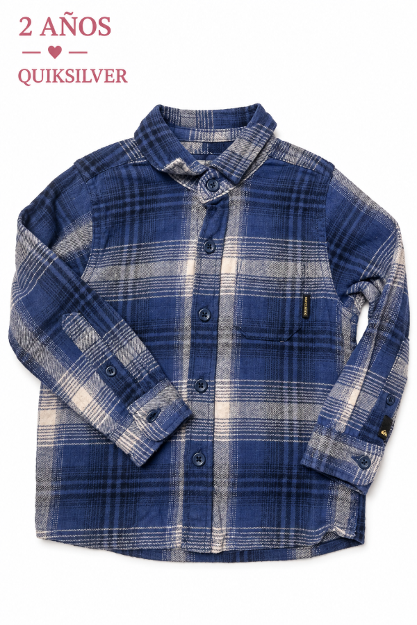 Producto - Camisa escocesa azul Quiksilver - 0