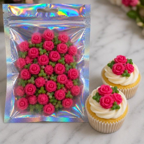 Producto - FLORES ROCOCO MINI FUCSIA X25