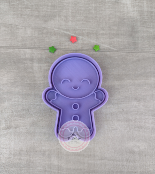 Producto - Cortante y Sello "Muñeco Jengibre"