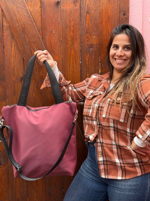 Producto - Cartera Romi tela Bordó - 2