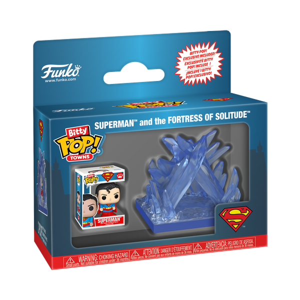Producto - Funko Bitty Pop! Towns Superman and the Fortress of Solitude