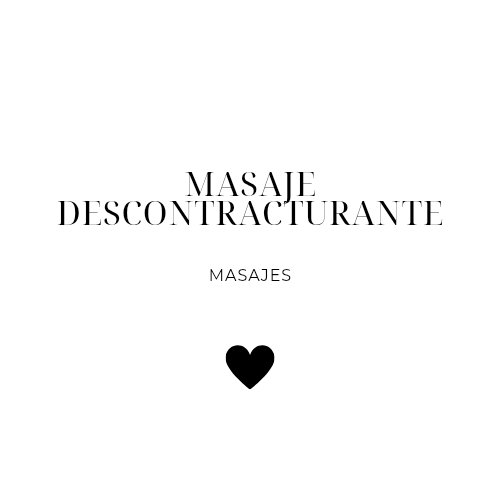 Producto - Masaje Descontracturante