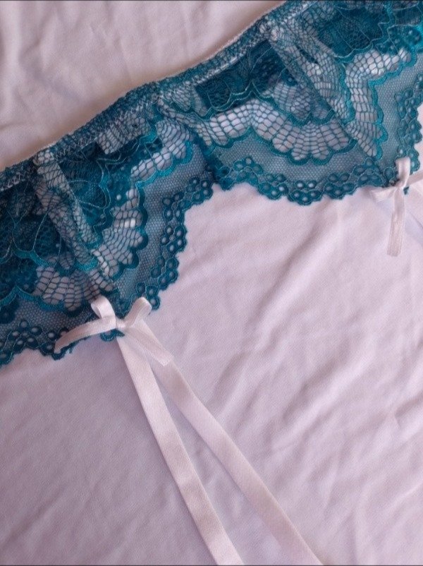 Producto - Portaligas encaje Petroleo UNICO - 13000 EF